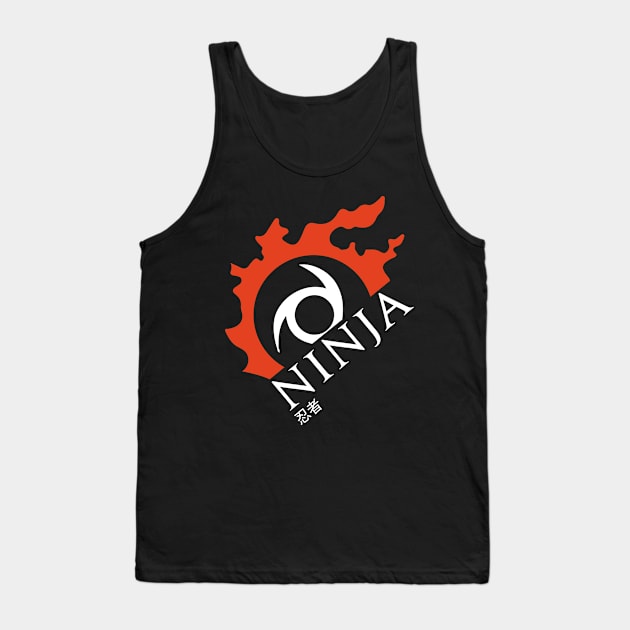 Ninja - For Warriors of Light & Darkness Tank Top by Asiadesign